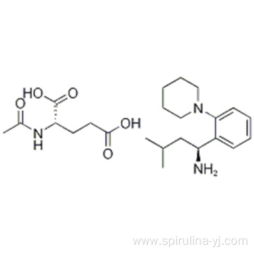 L-Glutamic acid, N-acetyl-, compd. with (αS)-α-(2-methylpropyl)-2-(1-piperidinyl)benzenemethanamine (1:1) CAS 219921-94-5